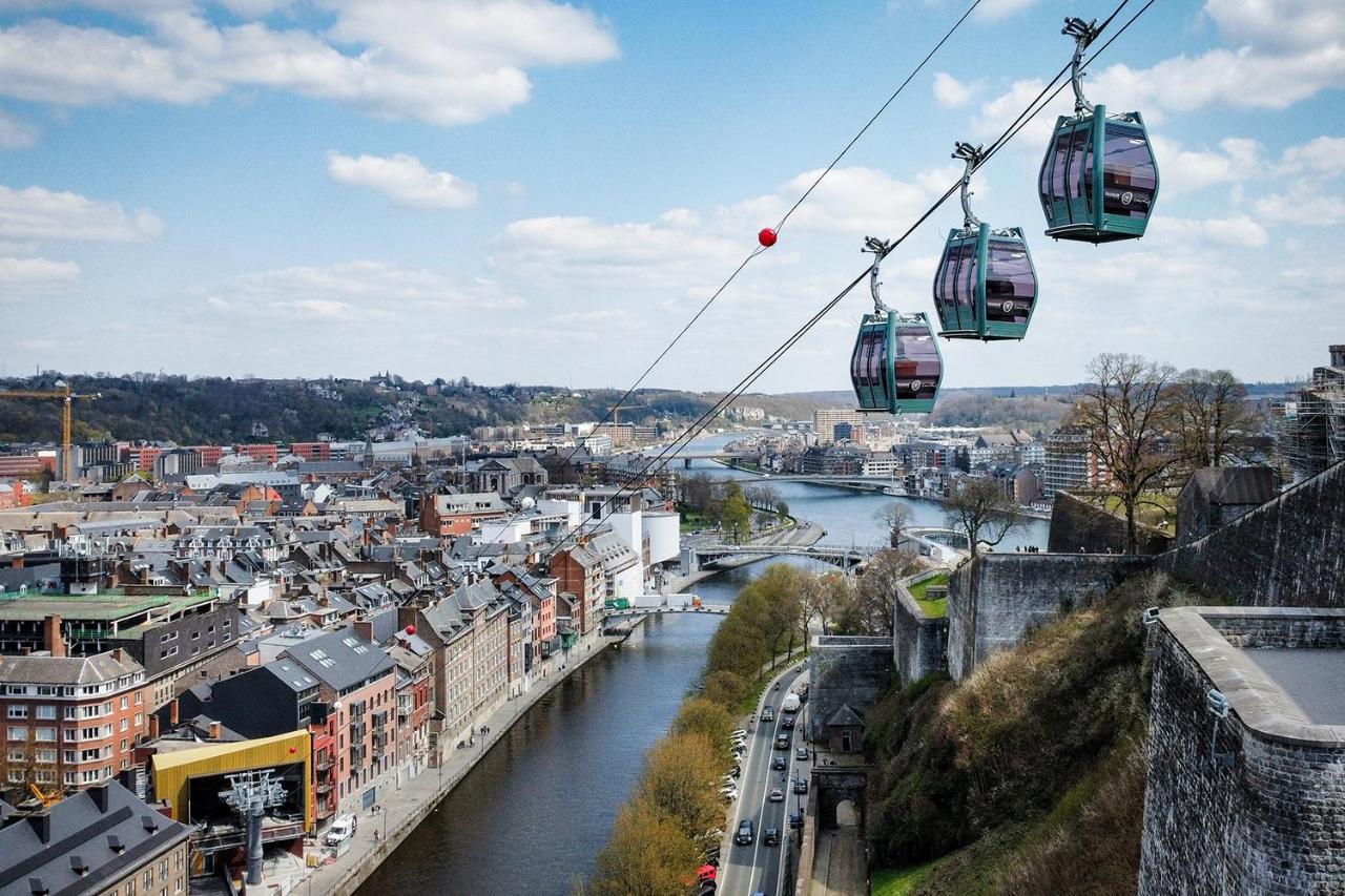 Arcadia - Peniche De Standing A Namur Avec Vue Sur La Citadelle ภายนอก รูปภาพ